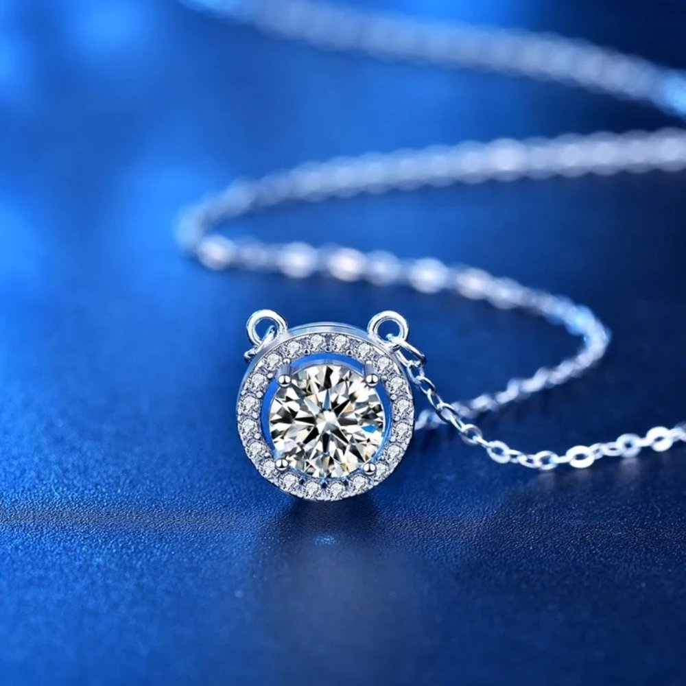 1ct. t.w. Diamond Round Necklace - Picture 3 of 13